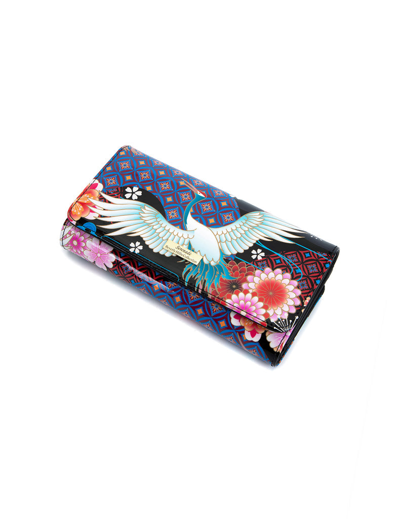 Serenade - Miyuki Cherry blossoms Large RFID wallet - Blossom