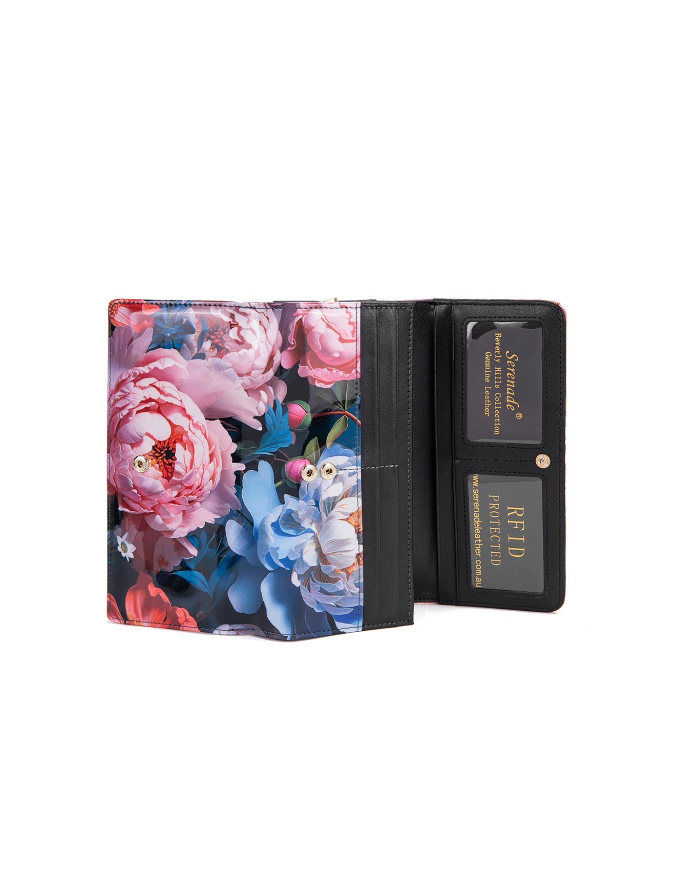 Serenade - WSF1401 Marguerite Large Leather Wallet with RFID