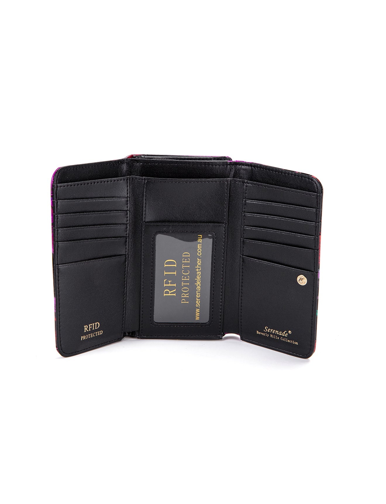 Serenade - WSF1502 Orchid Medium Leather Wallet with RFID