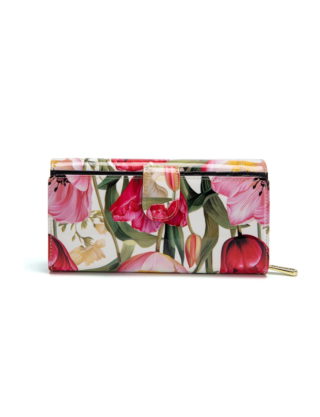 Serenade - WSF2101 Spring Tulip Large Leather Wallet with RFID - 0