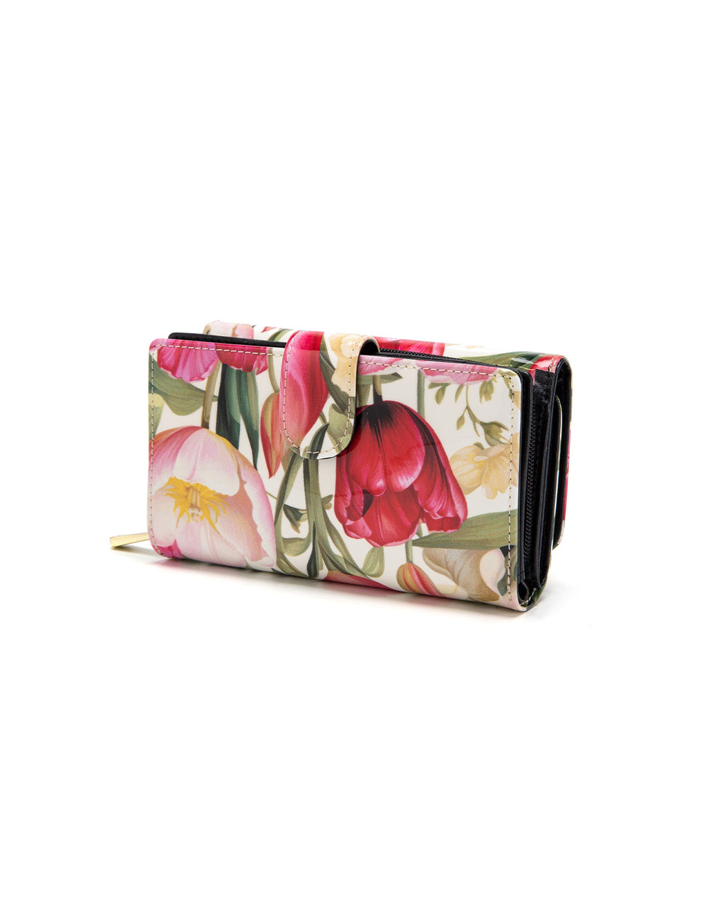 Serenade - WSF2102 Spring Tulip Medium Leather Wallet with RFID