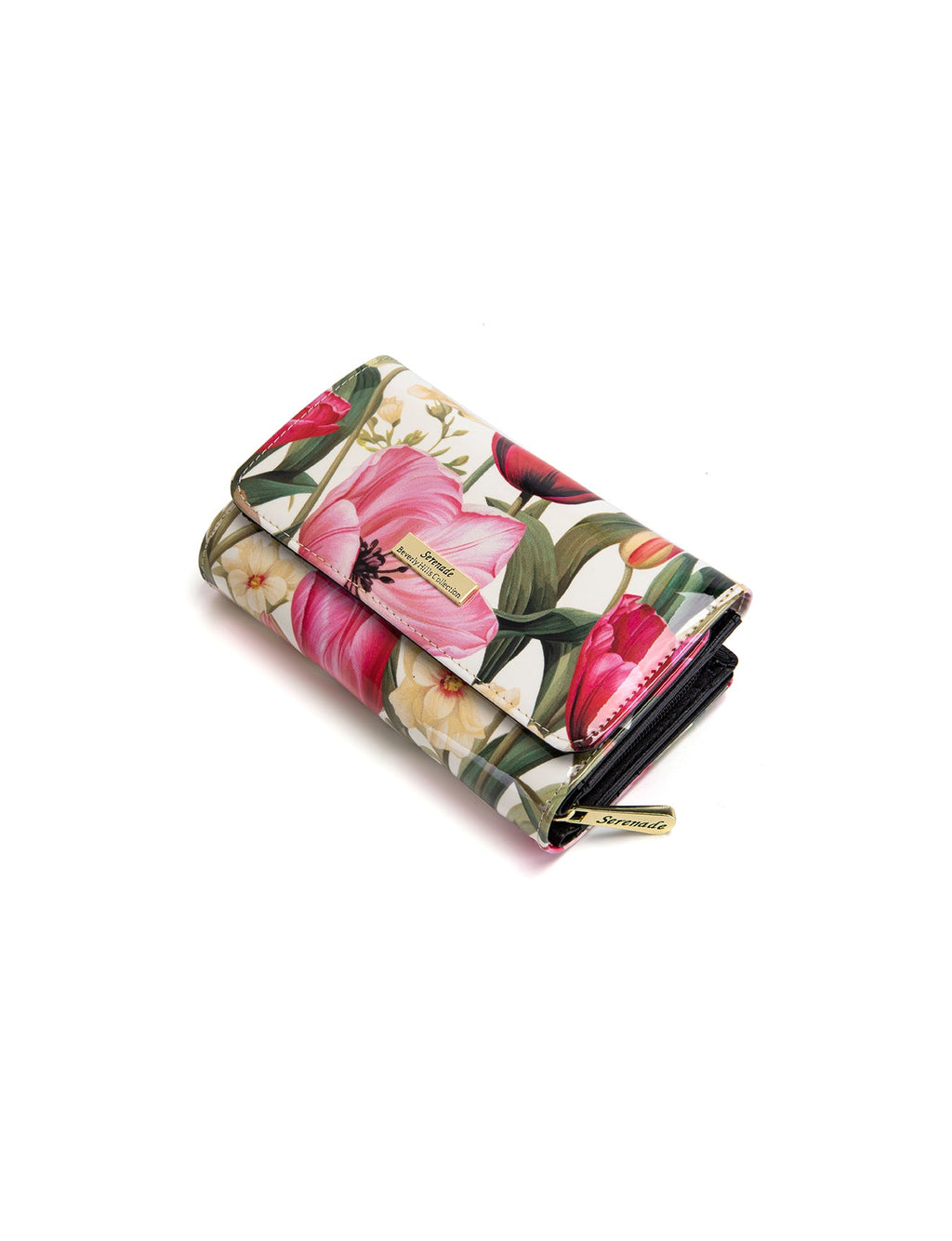 Serenade - WSF2102 Spring Tulip Medium Leather Wallet with RFID