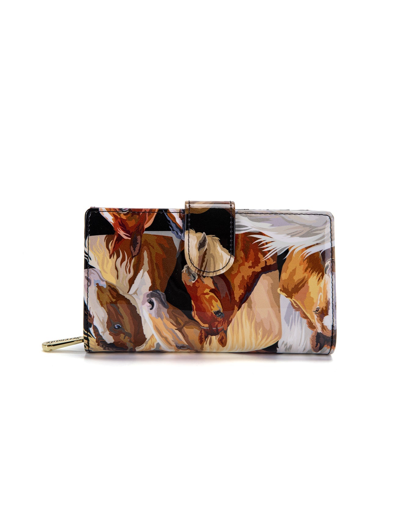 Serenade - WSF2402 Equestrian Medium Leather Wallet with RFID