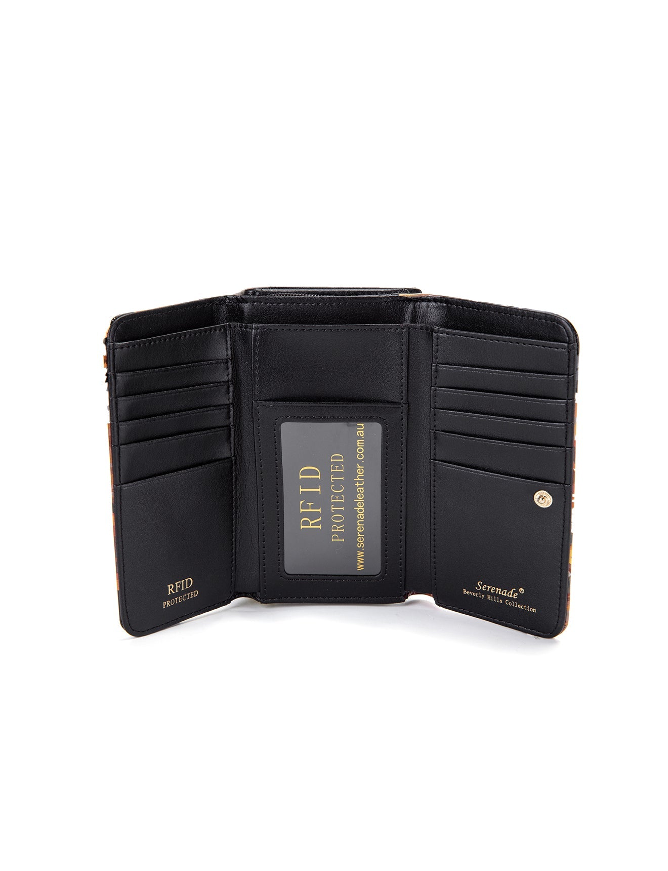 Serenade - WSF2402 Equestrian Medium Leather Wallet with RFID