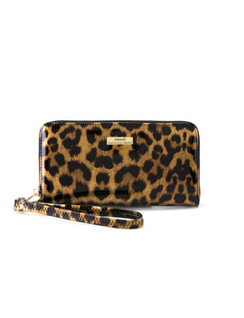 Serenade - WSF3516 Rougue Zip around RFID wallet - Leopard