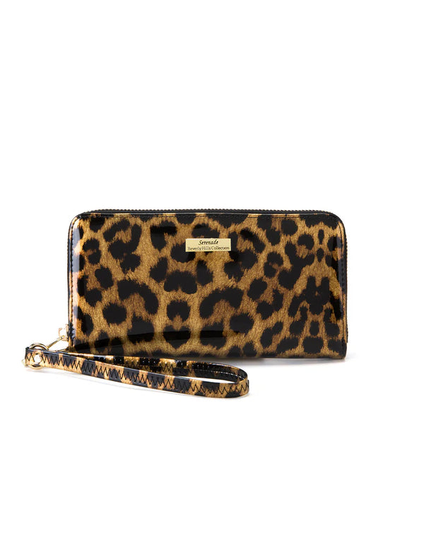 Serenade - WSF3516 Rougue Zip Around RFID Wallet - Leopard