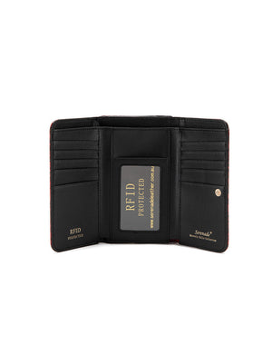 Serenade - WSF3802 Rose Buds Medium Patent Leather RFID Wallet (SP)