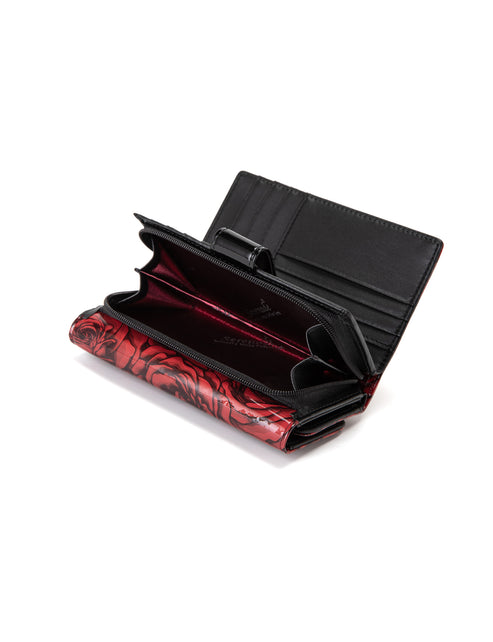 Serenade - WSF3802 Rose Buds Medium Patent Leather RFID Wallet (SP)