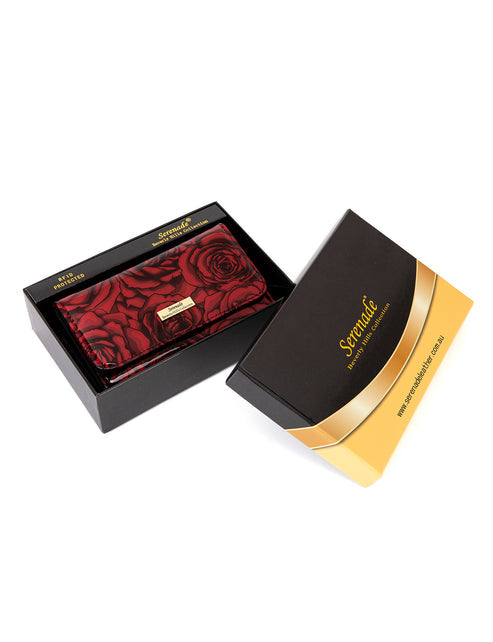 Serenade - WSF3802 Rose Buds Medium Patent Leather RFID Wallet (SP)