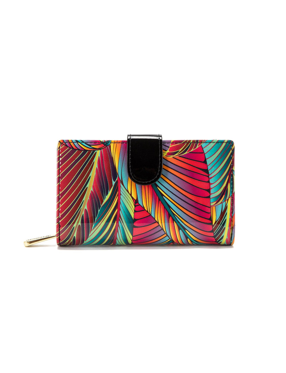 Serenade - WSF3902 Amazon Medium Leather Wallet - Coloured Palms