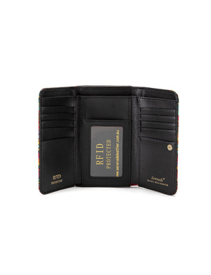 Serenade - WSF3902 Amazon Medium Leather Wallet - Coloured Palms