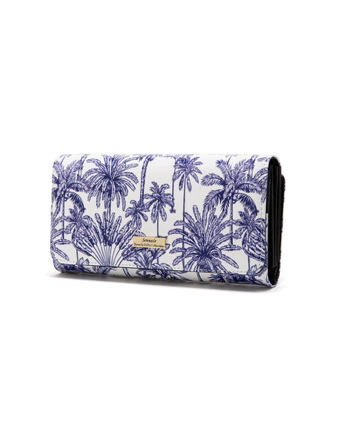 Serenade - WSF4001 Palms Large Patent Leather RFID Wallet (SP)