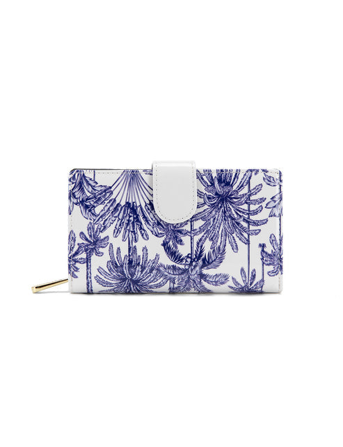 Serenade - WSF4002 Palms Medium Patent Leather RFID Wallet (SP)