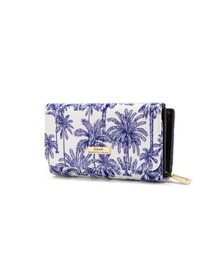 Serenade - WSF4002 Palms Medium Patent Leather RFID Wallet (SP)