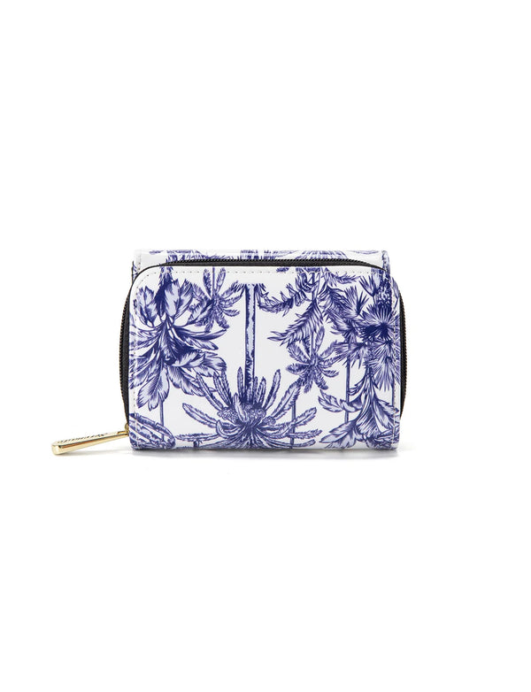 Serenade - WSF4003 Palms Small Patent Leather RFID Wallet (SP)