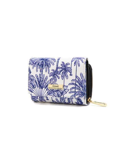 Serenade - WSF4003 Palms Small Patent Leather RFID Wallet (SP)