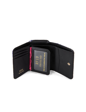 Serenade - WSF4003 Palms Small Patent Leather RFID Wallet (SP)