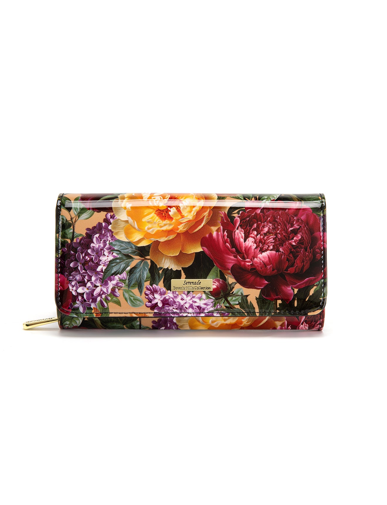 Serenade - WSF4101 Bouquet Large Leather Wallet -