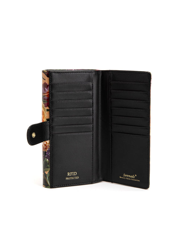 Serenade - WSF4101 Bouquet Large Leather Wallet