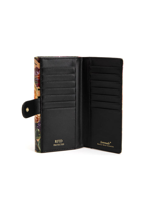 Serenade - WSF4101 Bouquet Large Leather Wallet