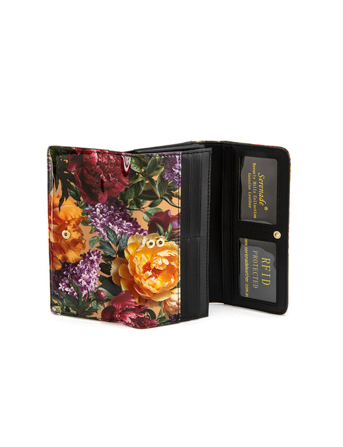 Serenade - WSF4101 Bouquet Large Leather Wallet