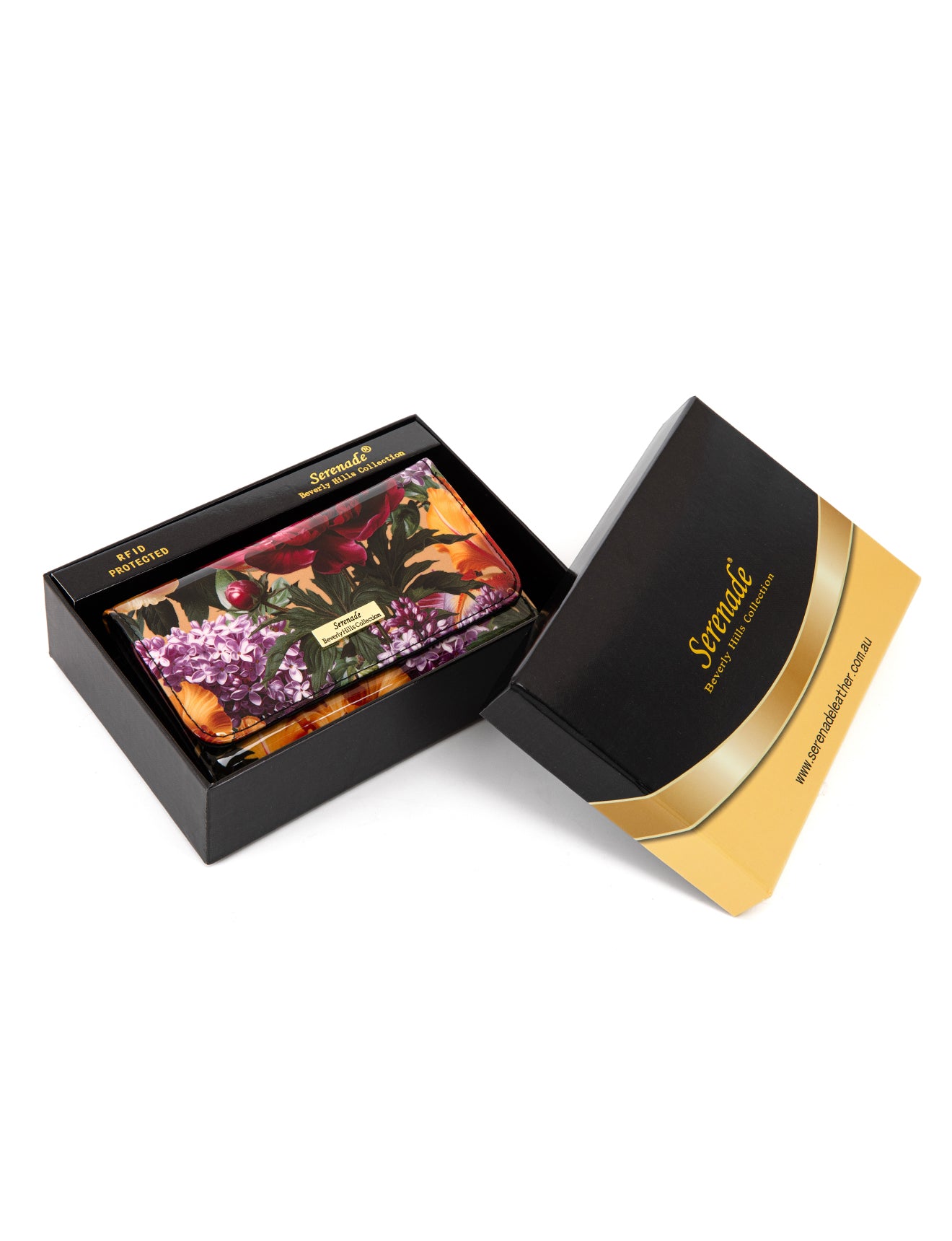 Serenade - WSF4102 Bouquet Medium Leather Wallet -