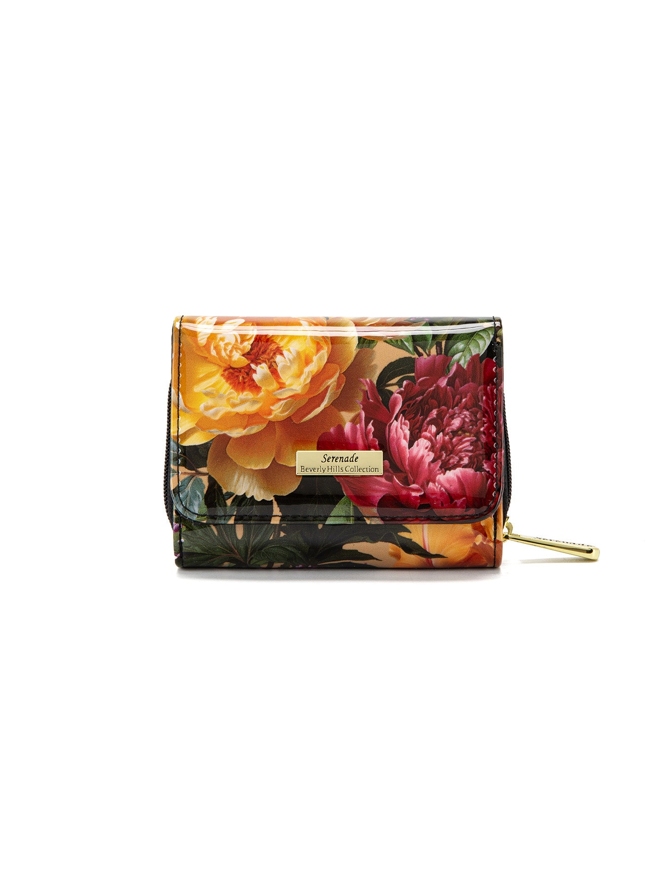 Serenade - WSF4103 Bouquet Small Leather Wallet -