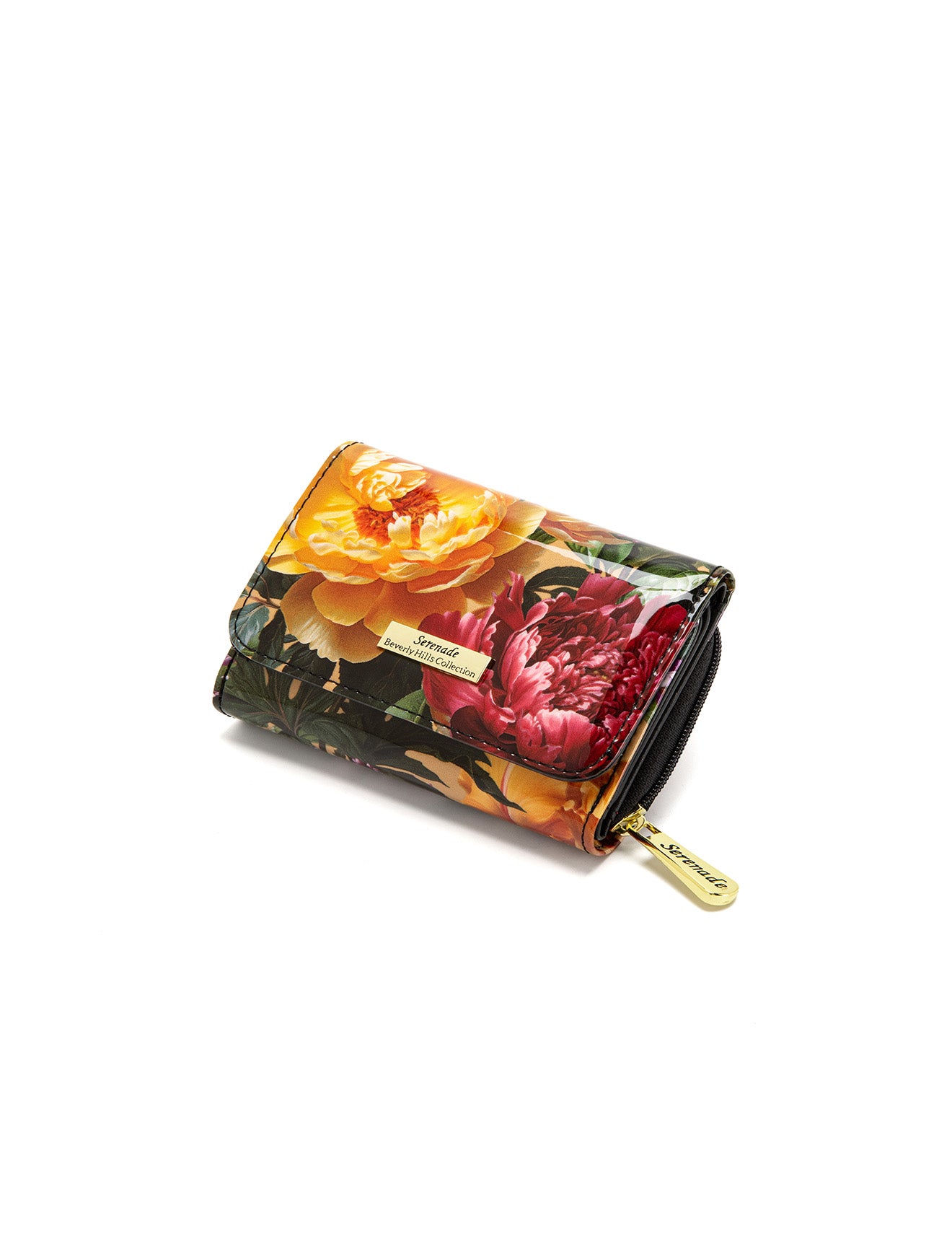 Serenade - WSF4103 Bouquet Small Leather Wallet -