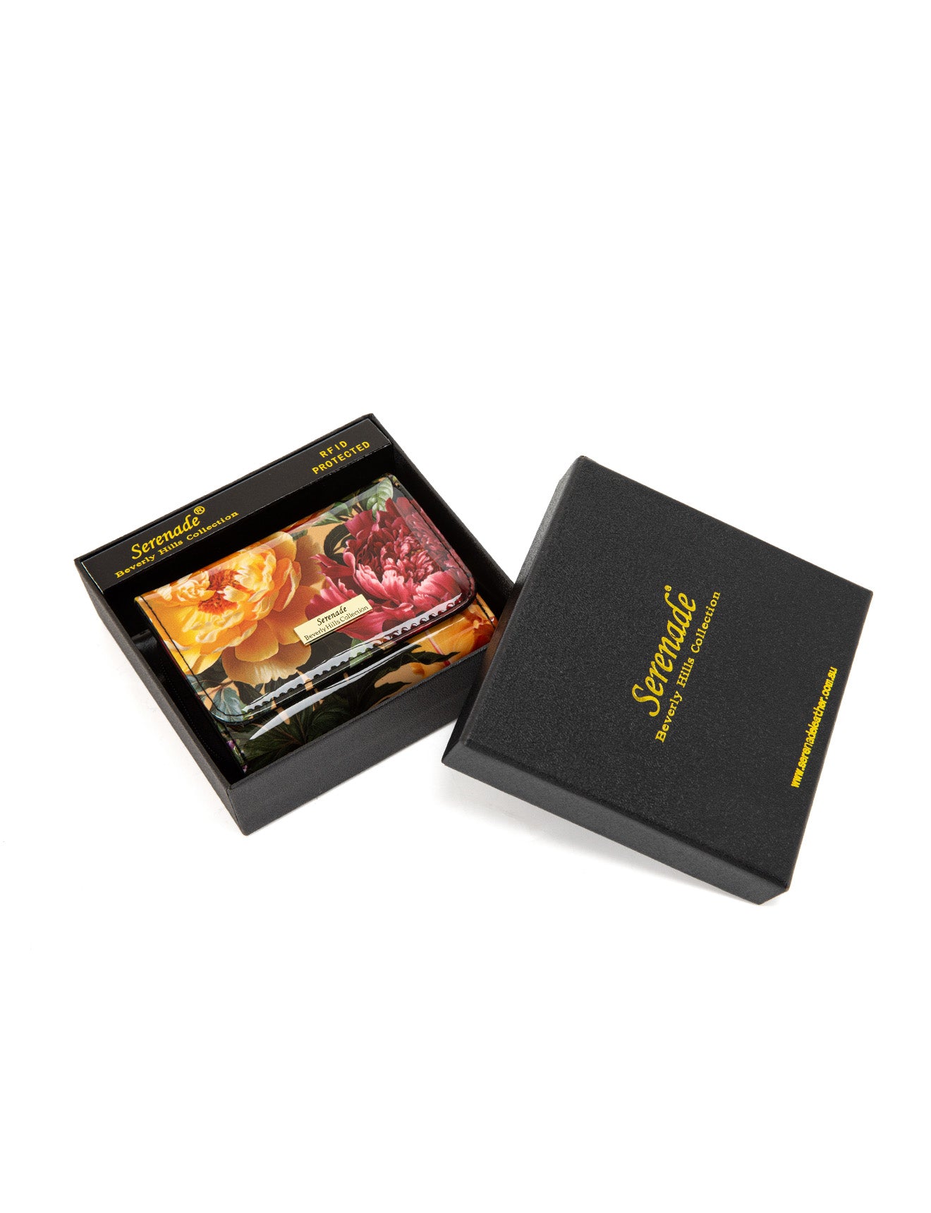 Serenade - WSF4103 Bouquet Small Leather Wallet -