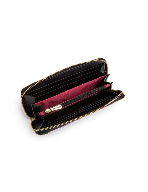 Serenade - WSF4116 Bouquet Zip Around Leather Wallet