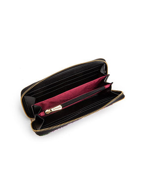 Serenade - WSF4116 Bouquet Zip Around Leather Wallet