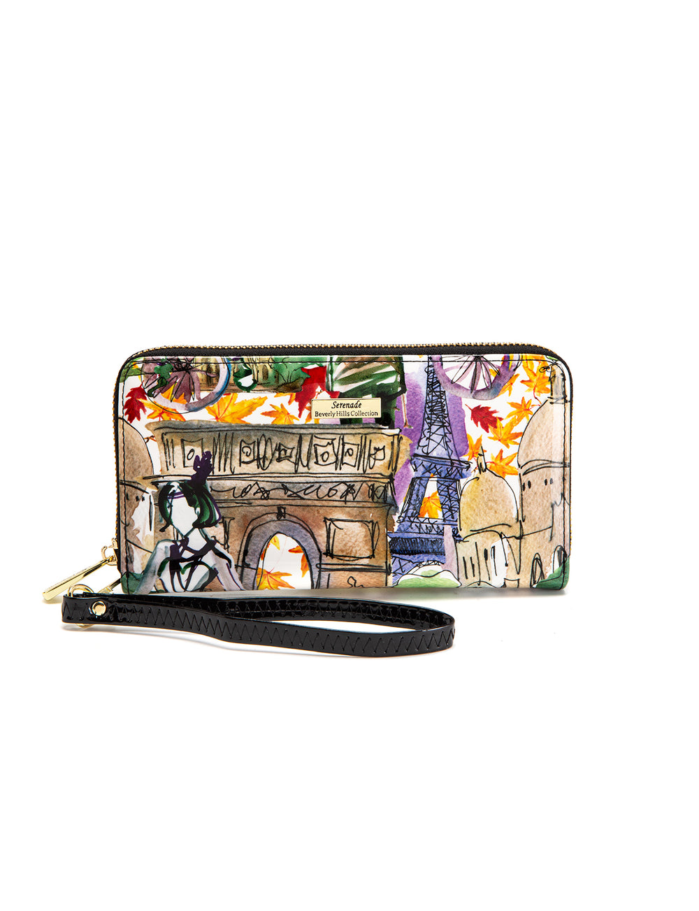 Serenade - WSF4216 Parisian Zip Around Leather Wallet