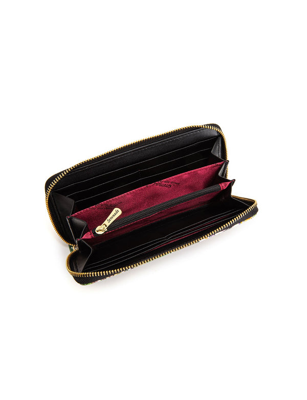 Serenade - WSF4216 Parisian Zip Around Leather Wallet