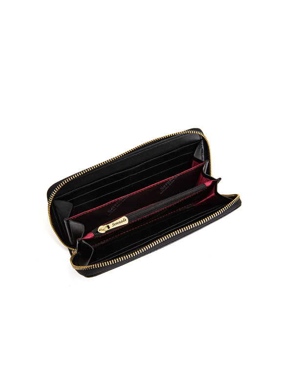 Serenade - WSF4316 Ambretta Zip Around Leather RFID Wallet (SP)