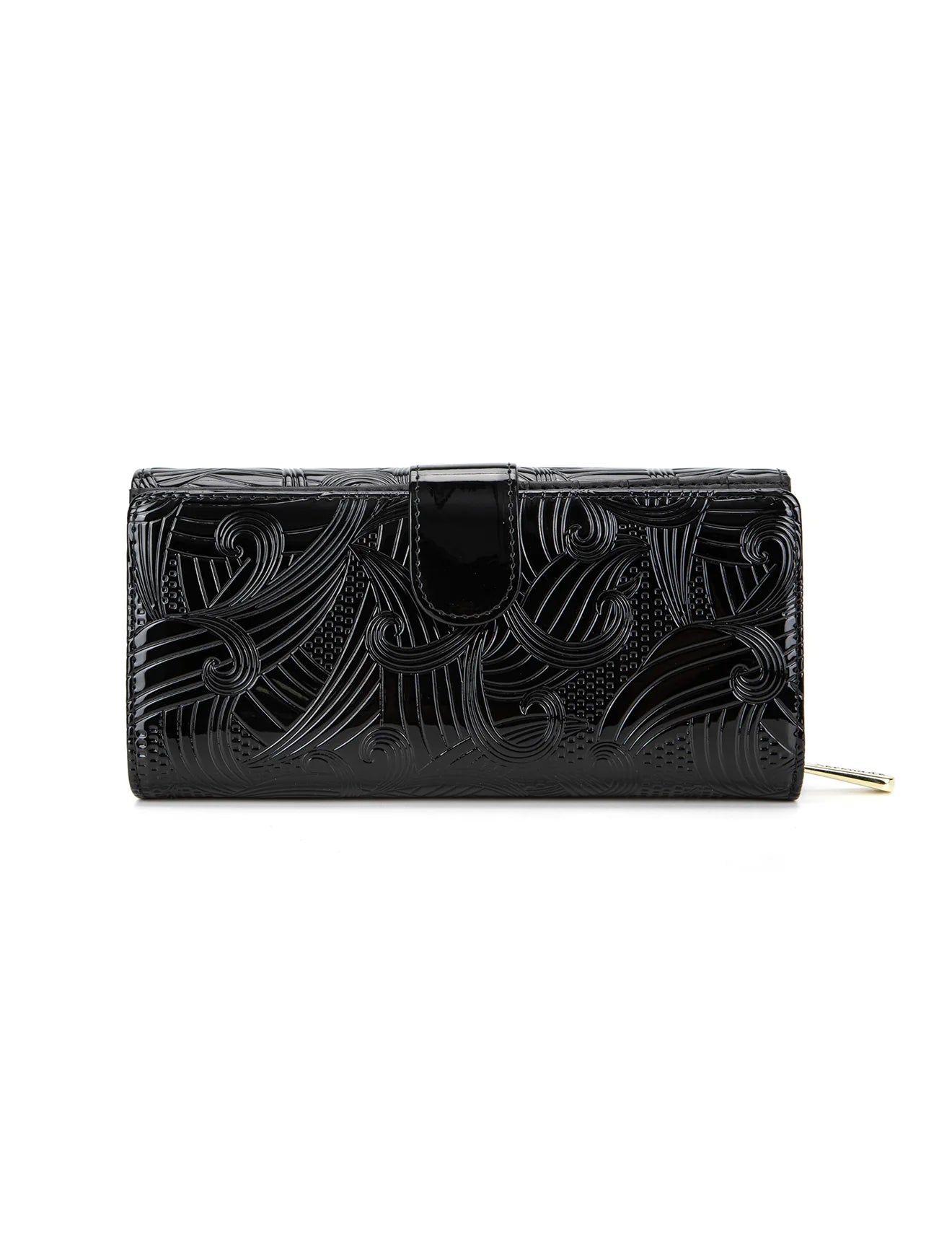 Serenade - WSF4501 AMIRA Large Leather Wallet - Black
