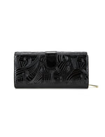 Serenade - WSF4501 AMIRA Large Leather Wallet - Black