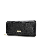 Serenade - WSF4501 AMIRA Large Leather Wallet - Black
