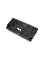 Serenade - WSF4501 AMIRA Large Leather Wallet - Black