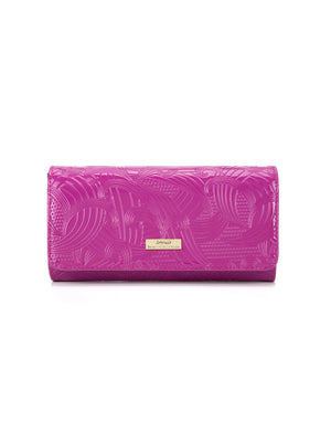 Serenade - WSF4501 Amira Large Leather Wallet - Magenta