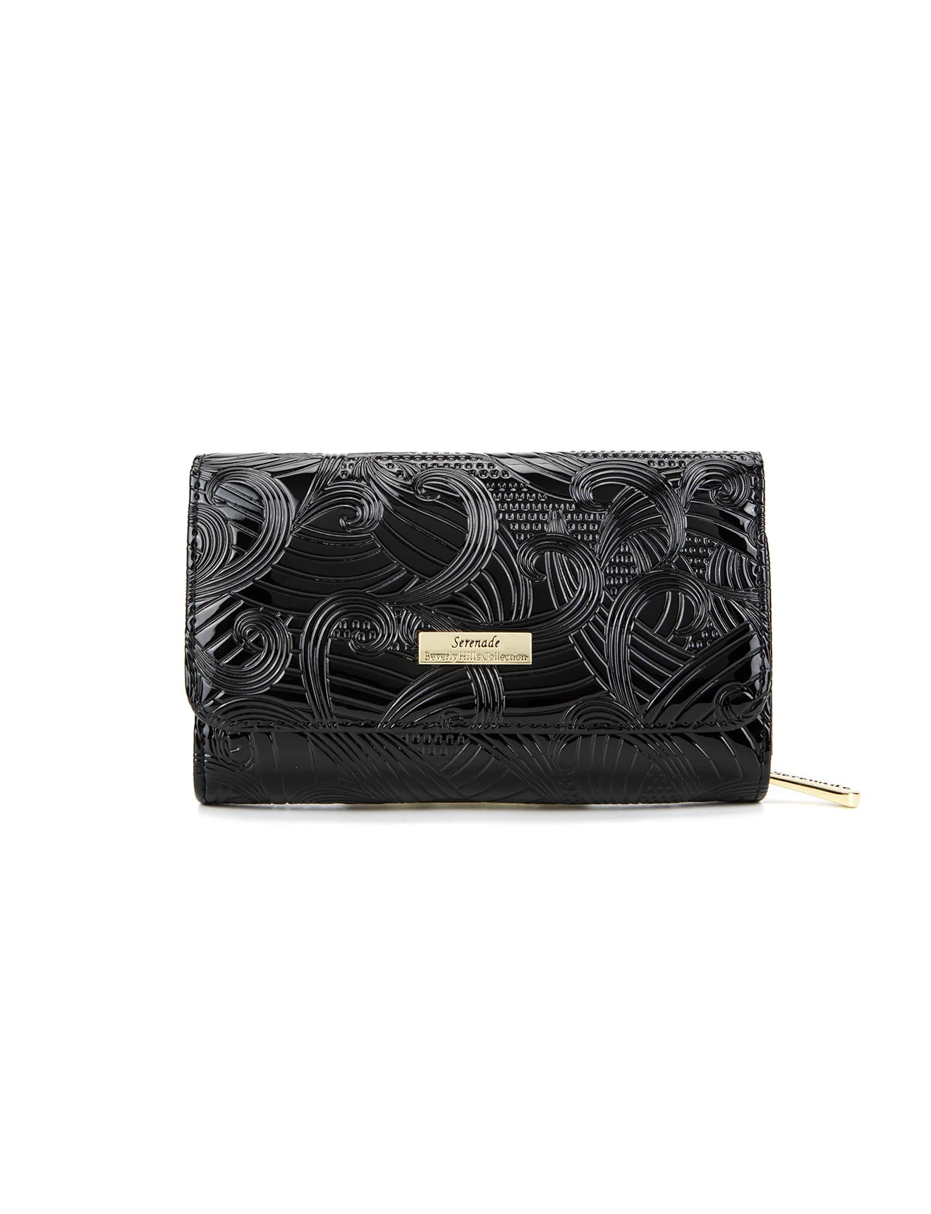 Serenade - WSF4502 AMIRA Medium Leather Wallet - Black