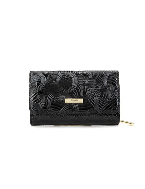 Serenade - WSF4502 Amira Medium Leather Wallet - Black