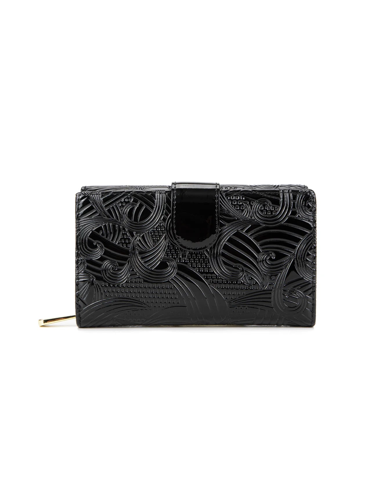 Serenade - WSF4502 AMIRA Medium Leather Wallet - Black