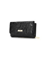 Serenade - WSF4502 AMIRA Medium Leather Wallet - Black
