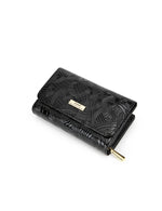 Serenade - WSF4502 AMIRA Medium Leather Wallet - Black