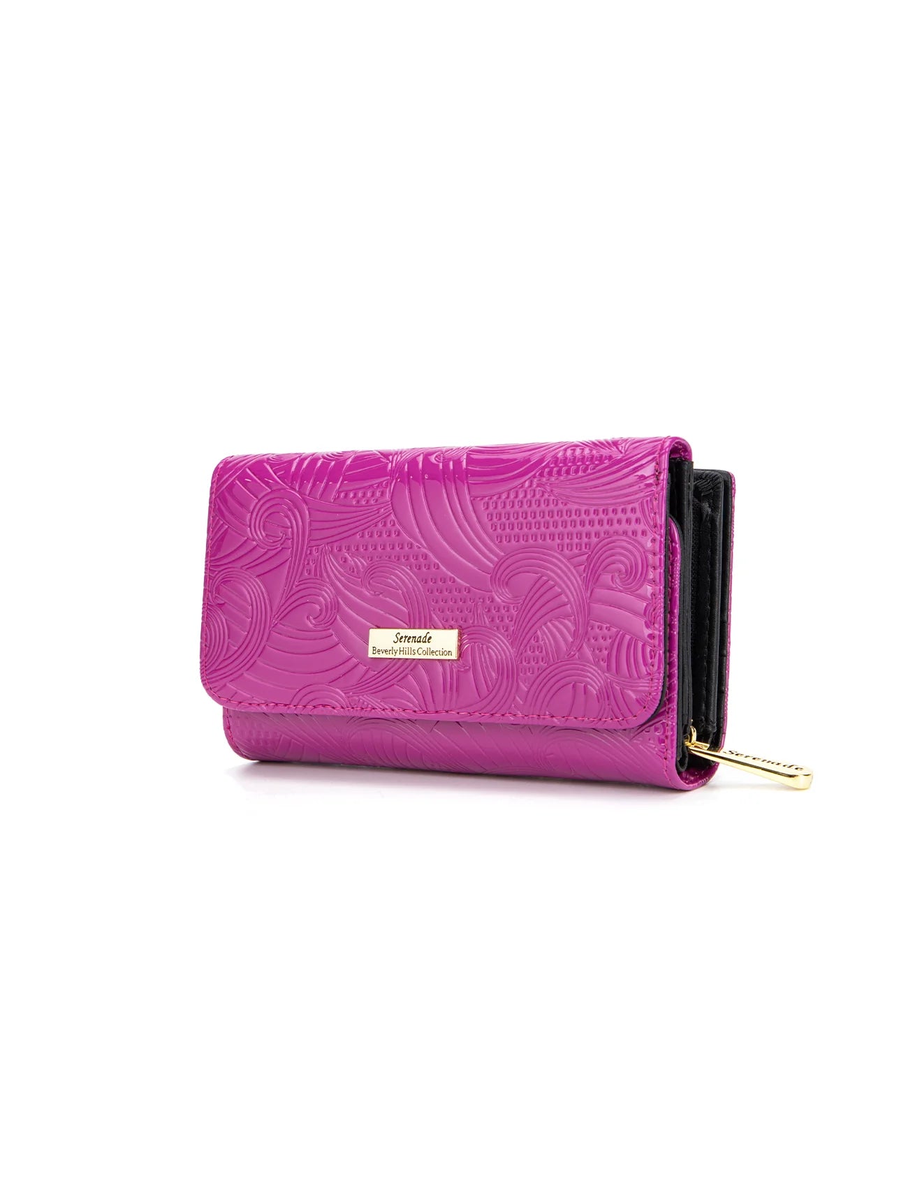 Serenade - WSF4502 AMIRA Medium Leather Wallet - Magenta