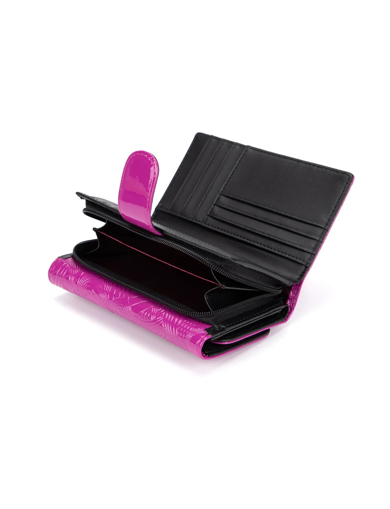 Serenade - WSF4502 AMIRA Medium Leather Wallet - Magenta