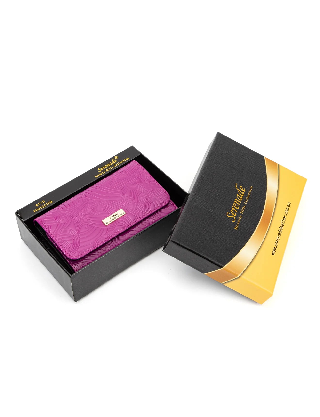 Serenade - WSF4502 AMIRA Medium Leather Wallet - Magenta