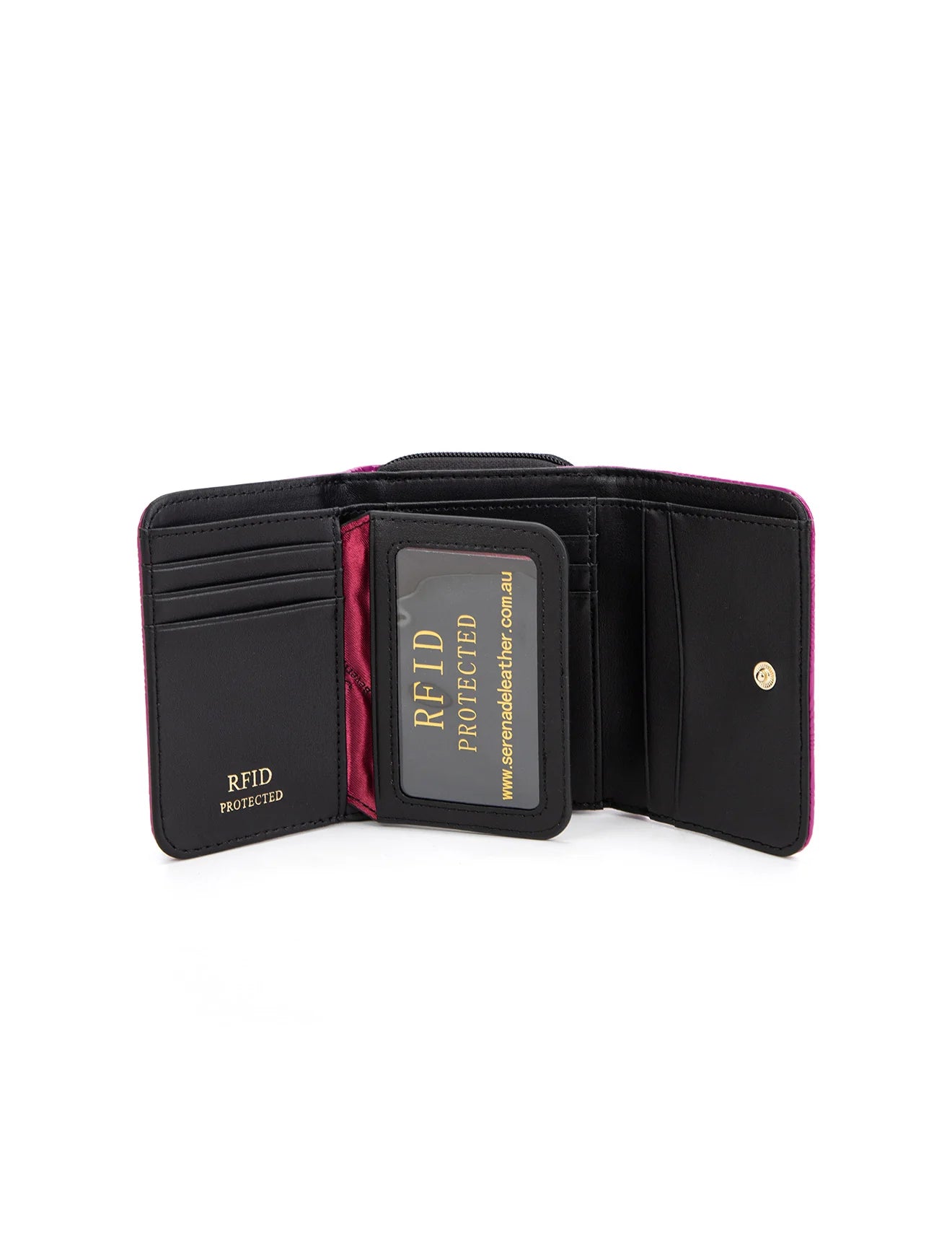 Serenade - WSF4503 AMIRA Small Leather Wallet - Magenta