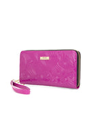 Serenade - WSF4516 Amira Zip Around Leather Wallet - Magenta