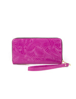 Serenade - WSF4516 Amira Zip Around Leather Wallet - Magenta